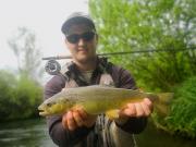 Phil and Mark brown trout, May